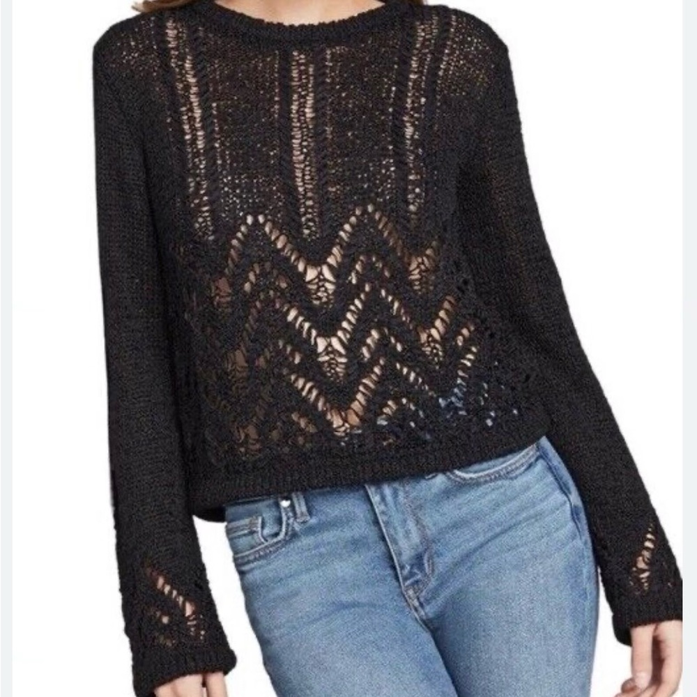 BCBG Maxazria Black Knit Sweater